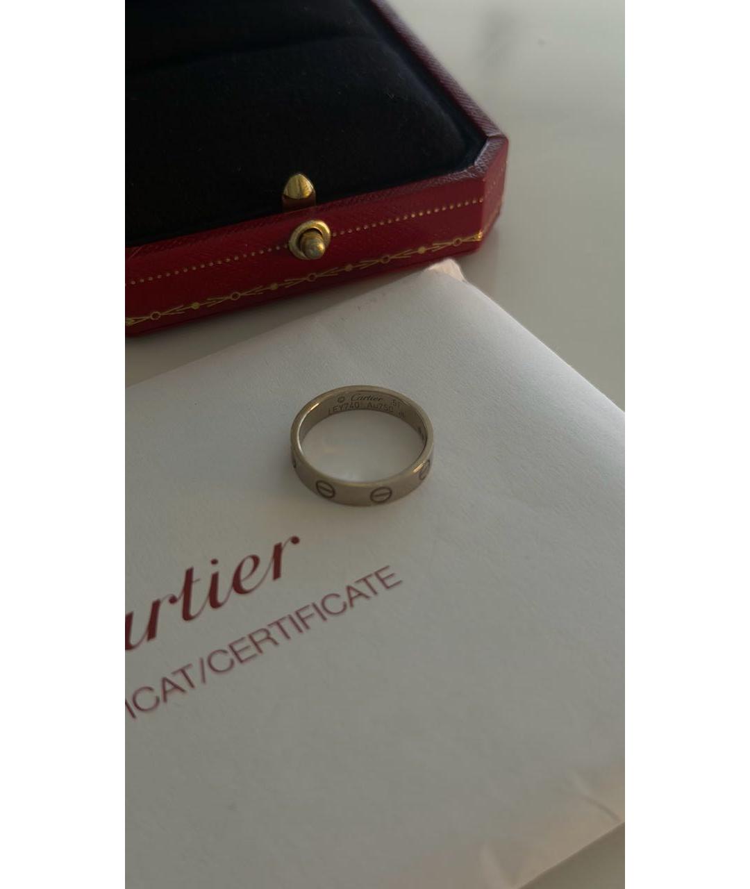 CARTIER Серебряное кольцо из белого золота, фото 2
