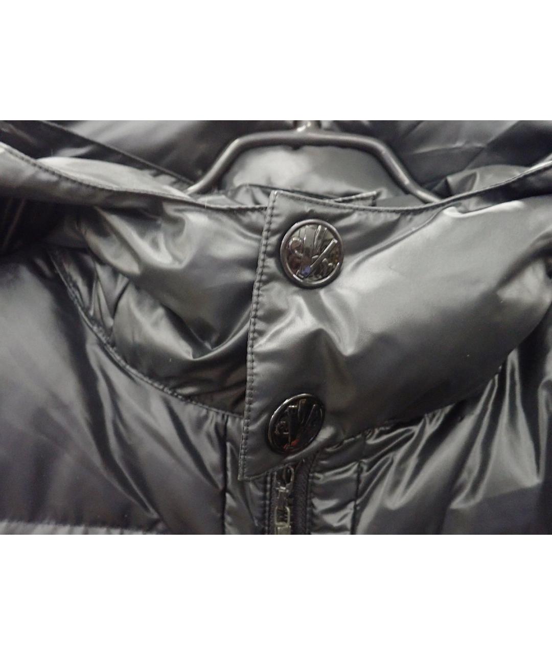 VERSACE JEANS COUTURE Черная полиэстеровая куртка, фото 9