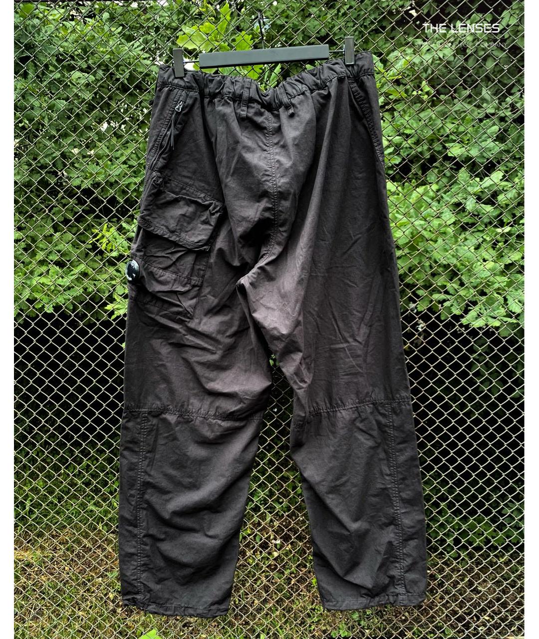 CP COMPANY Черные хлопковые повседневные брюки, фото 3