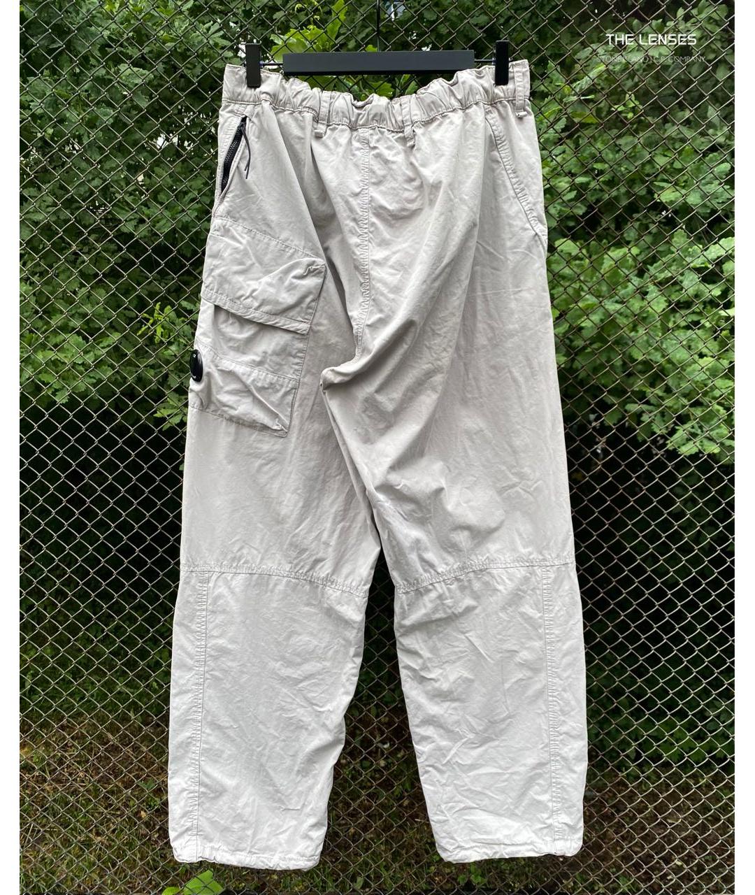 CP COMPANY Бежевые хлопковые повседневные брюки, фото 3