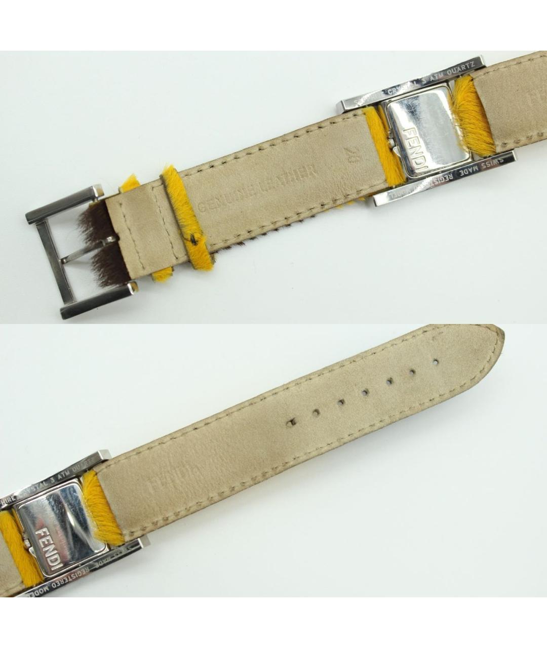 FENDI Желтые часы, фото 5