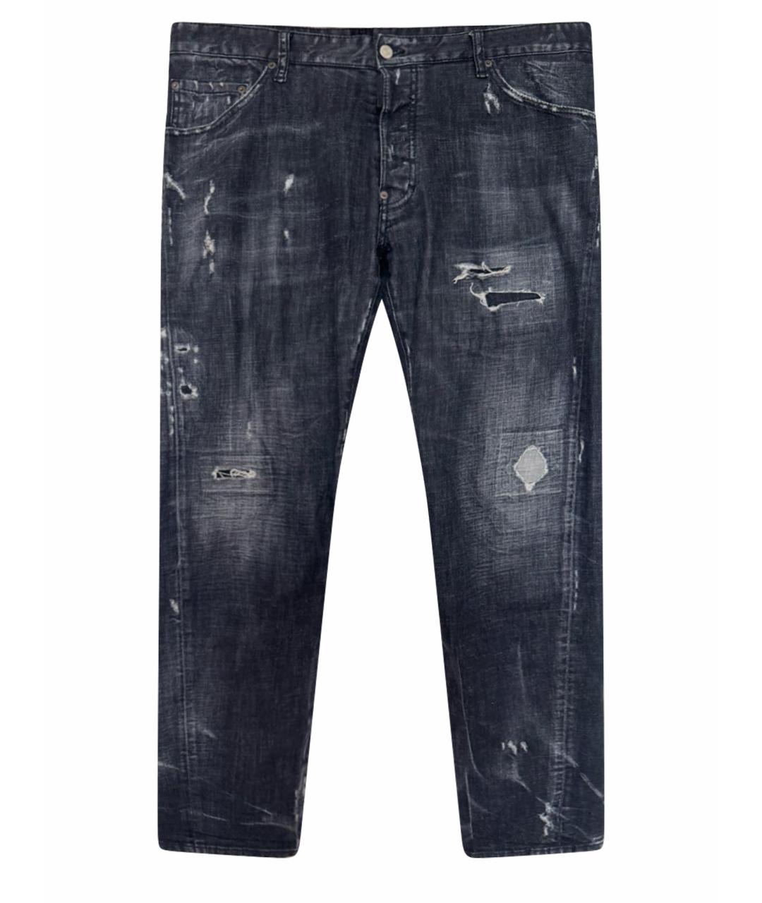 DSQUARED2 Серые хлопко-эластановые джинсы, фото 7