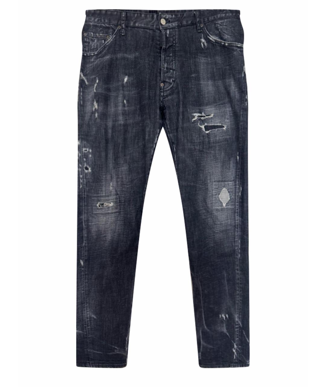 DSQUARED2 Серые хлопко-эластановые джинсы, фото 1