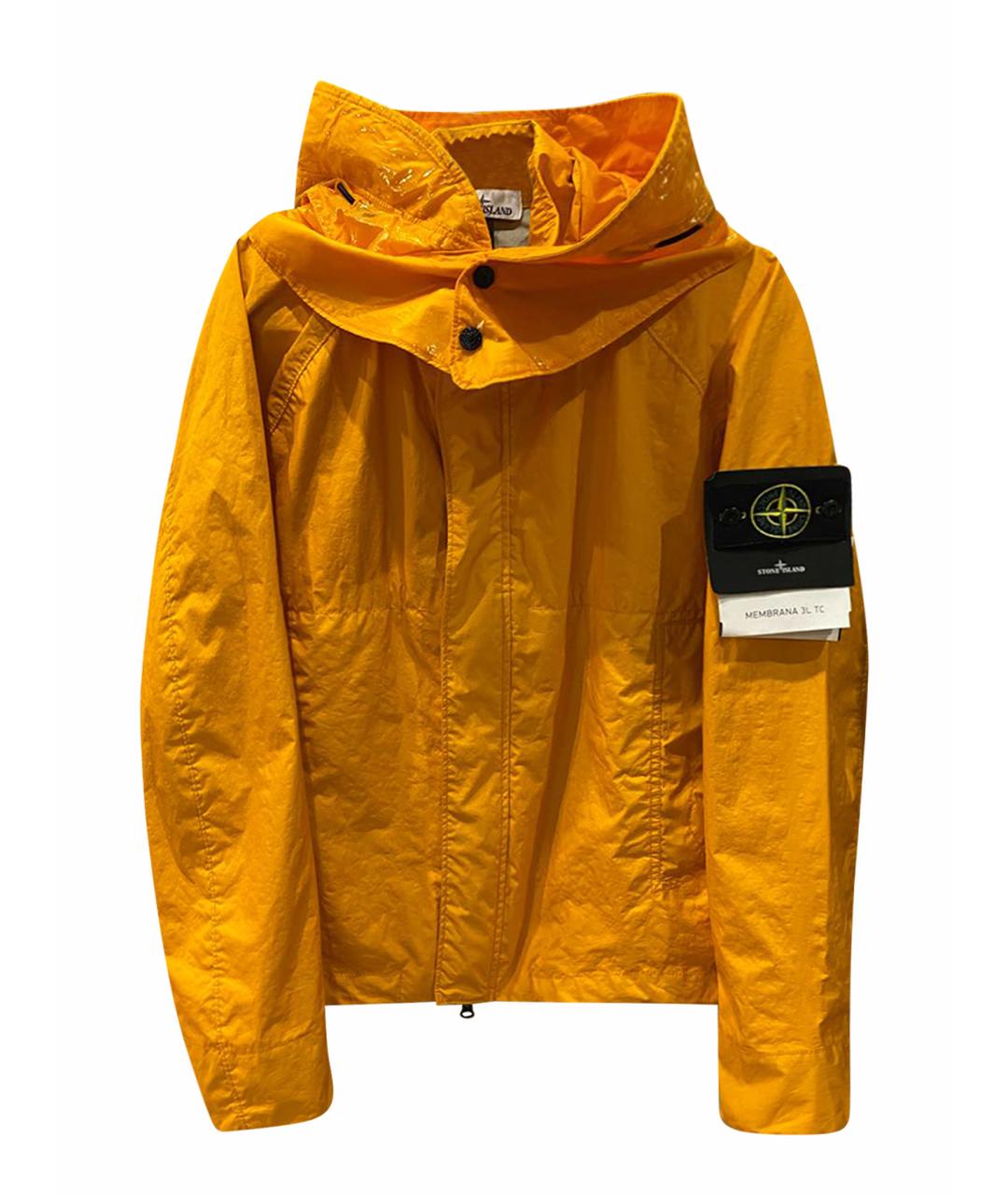 STONE ISLAND Горчичная полиуретановая куртка, фото 1