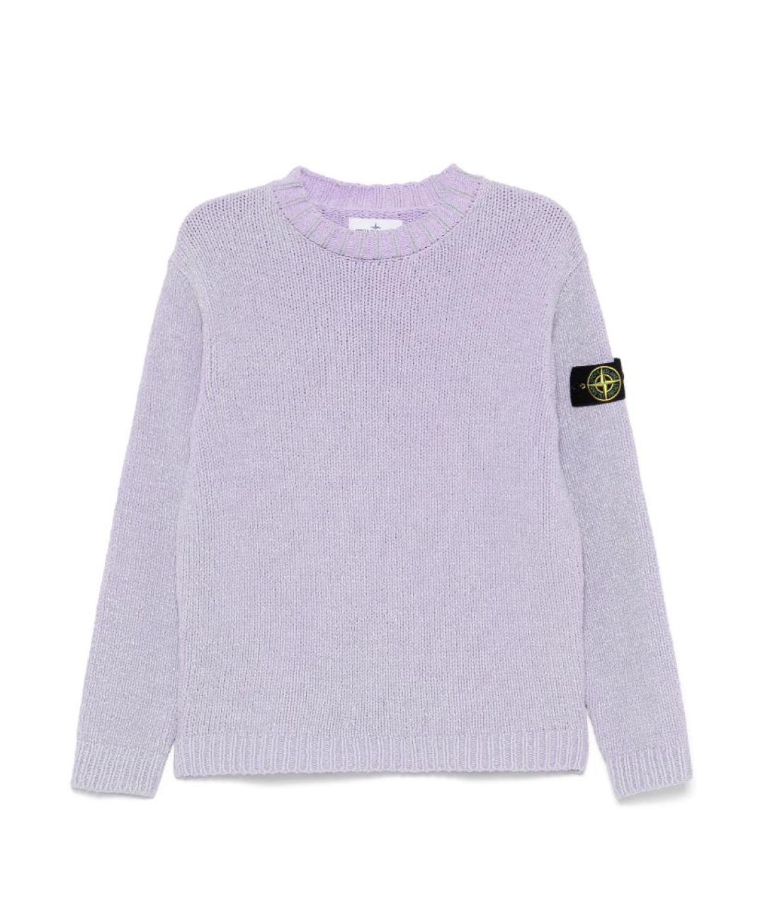 STONE ISLAND Фиолетовый шерстяной джемпер / свитер, фото 1