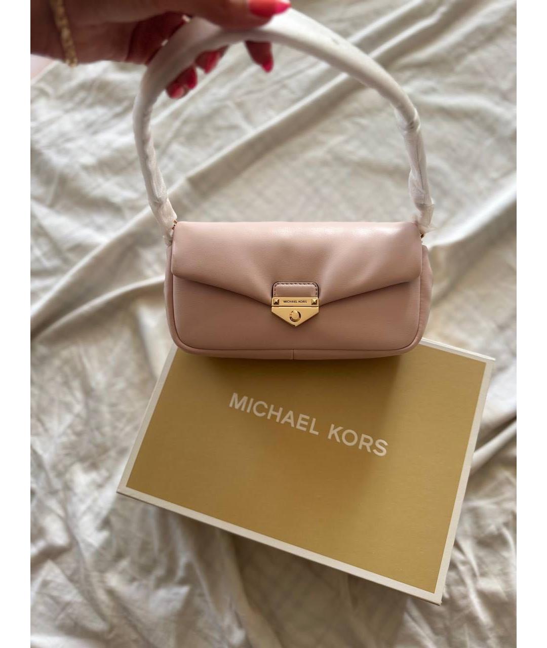 MICHAEL MICHAEL KORS Розовая сумка через плечо, фото 5