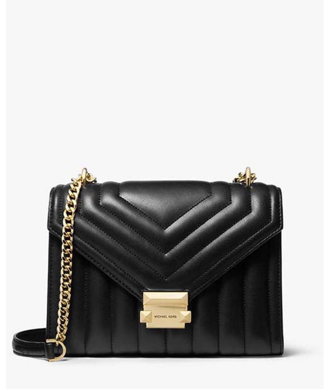 MICHAEL MICHAEL KORS Черная сумка через плечо, фото 6