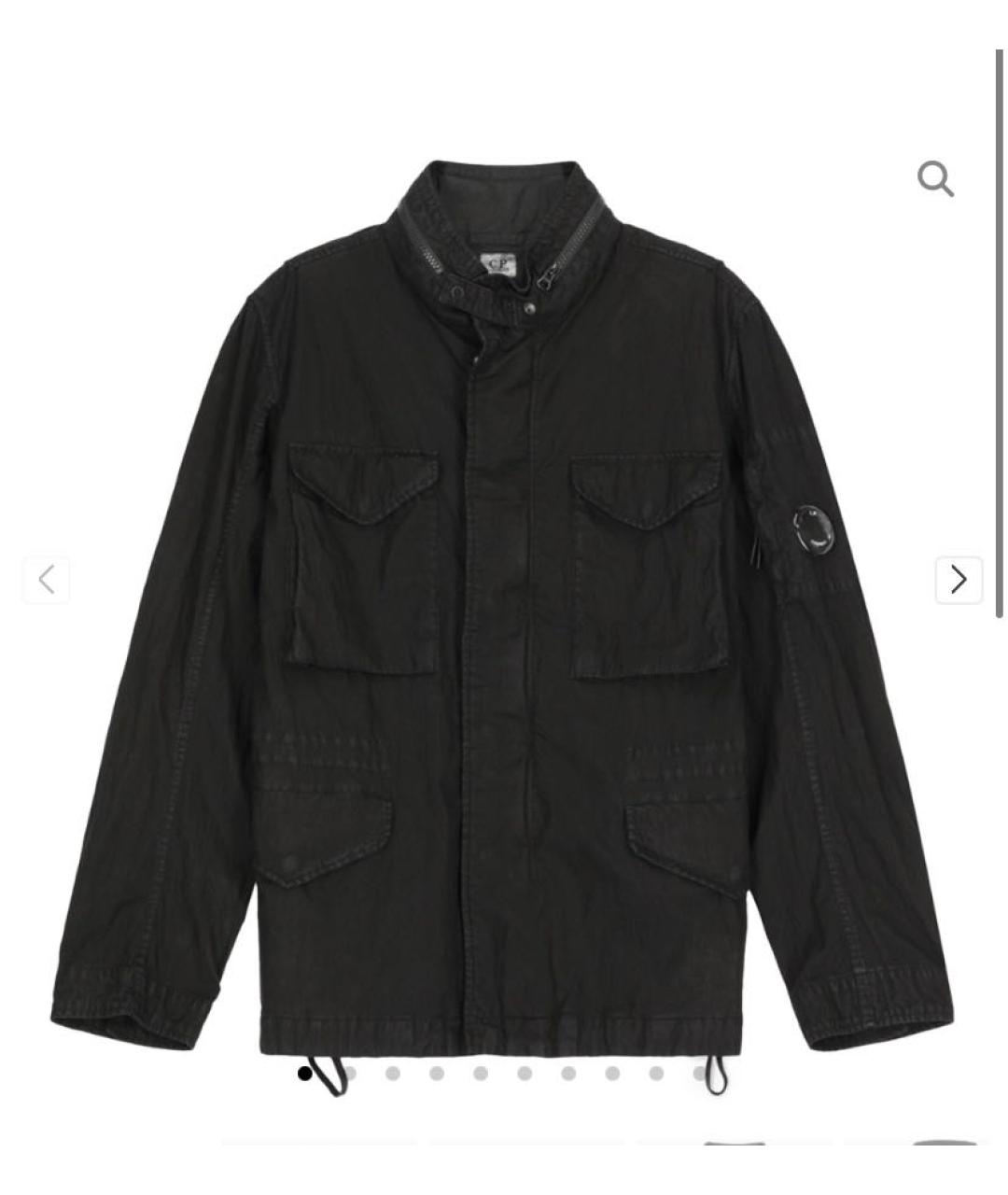 CP COMPANY Черная полиуретановая куртка, фото 8
