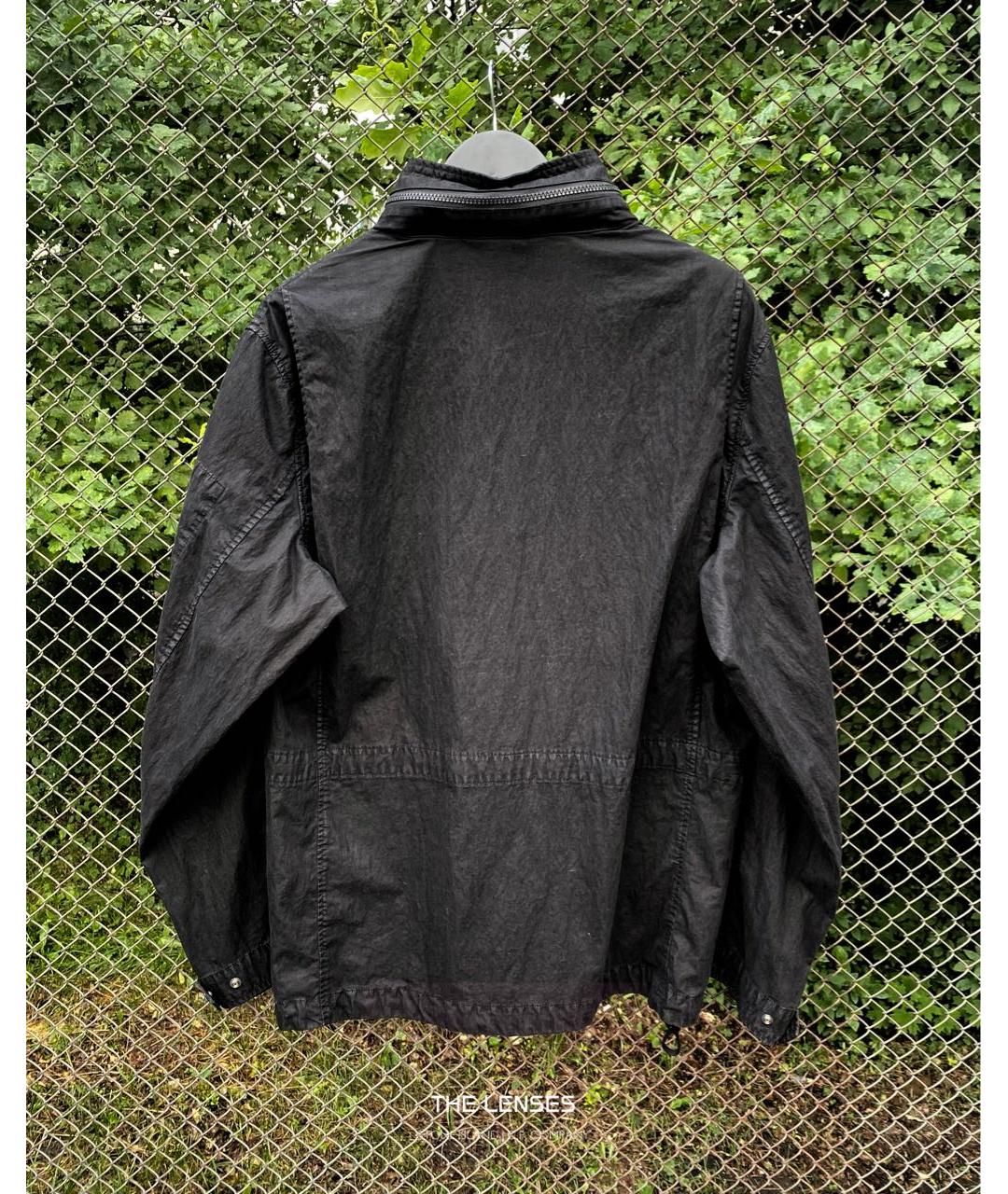 CP COMPANY Черная полиуретановая куртка, фото 7