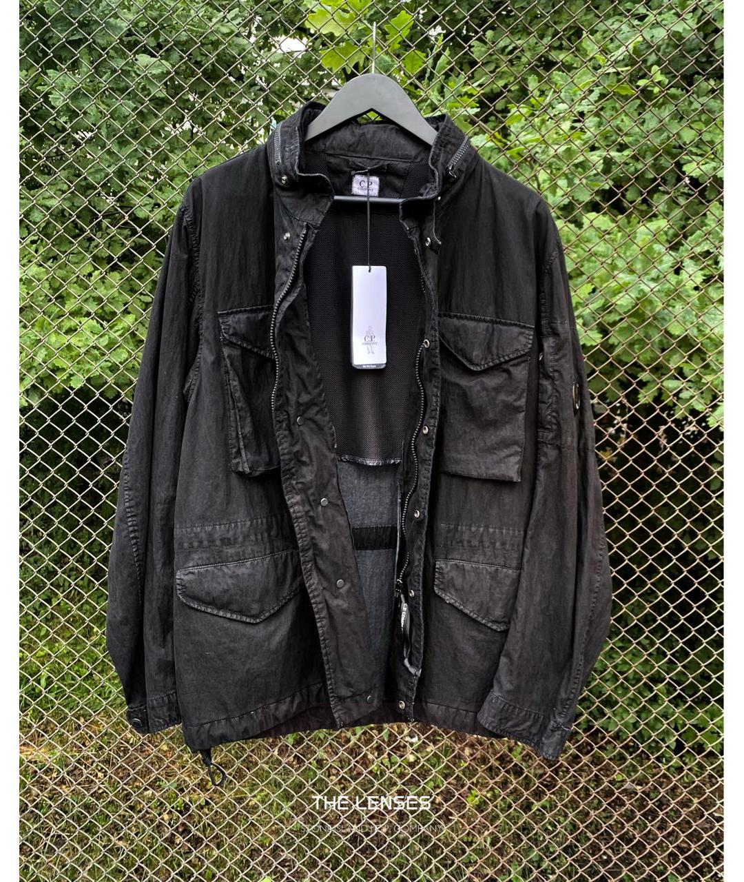 CP COMPANY Черная полиуретановая куртка, фото 5