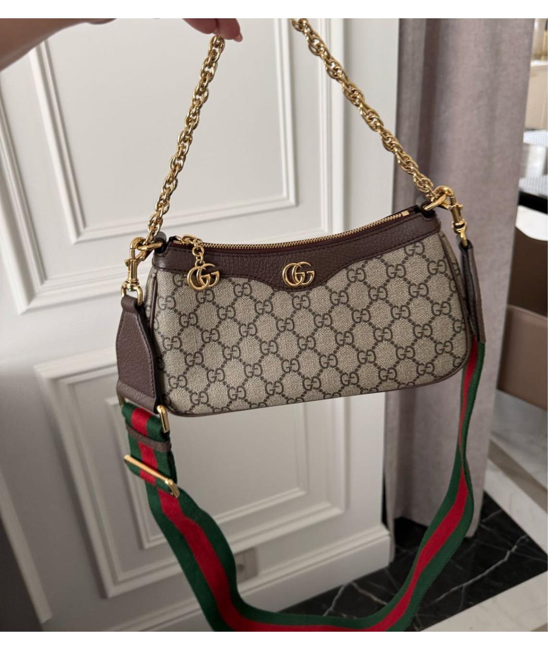 GUCCI Бежевая сумка через плечо, фото 6