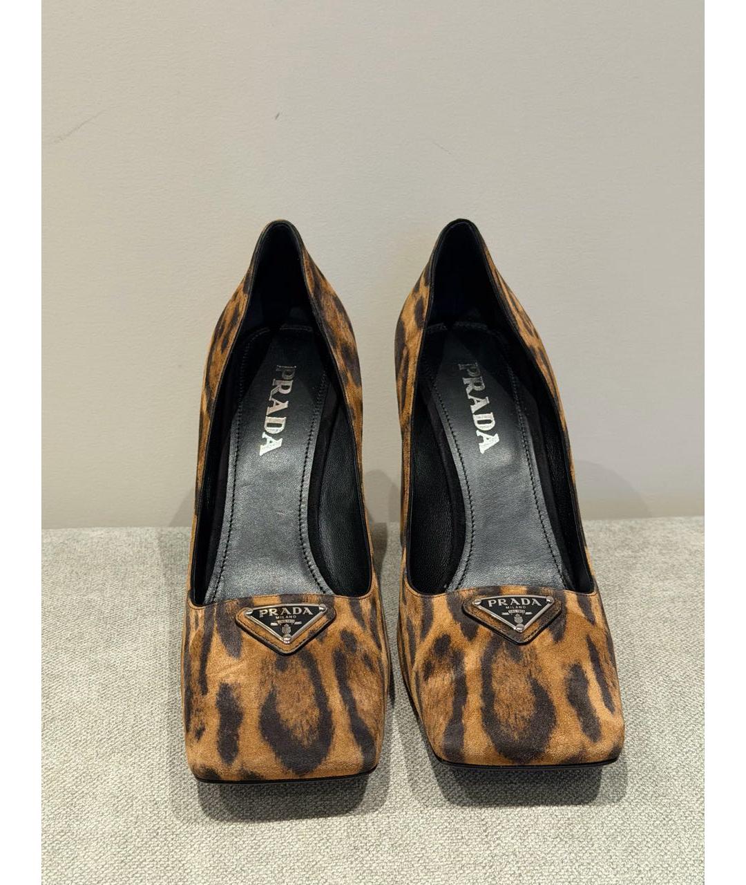 PRADA Коричневые туфли, фото 2