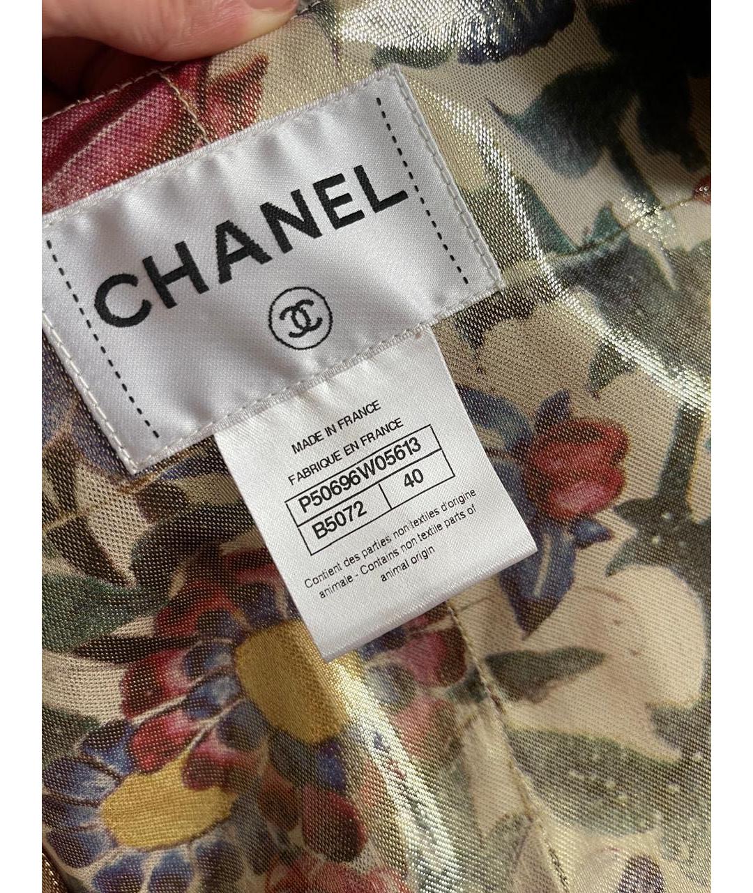CHANEL Мульти кожаный жакет/пиджак, фото 5