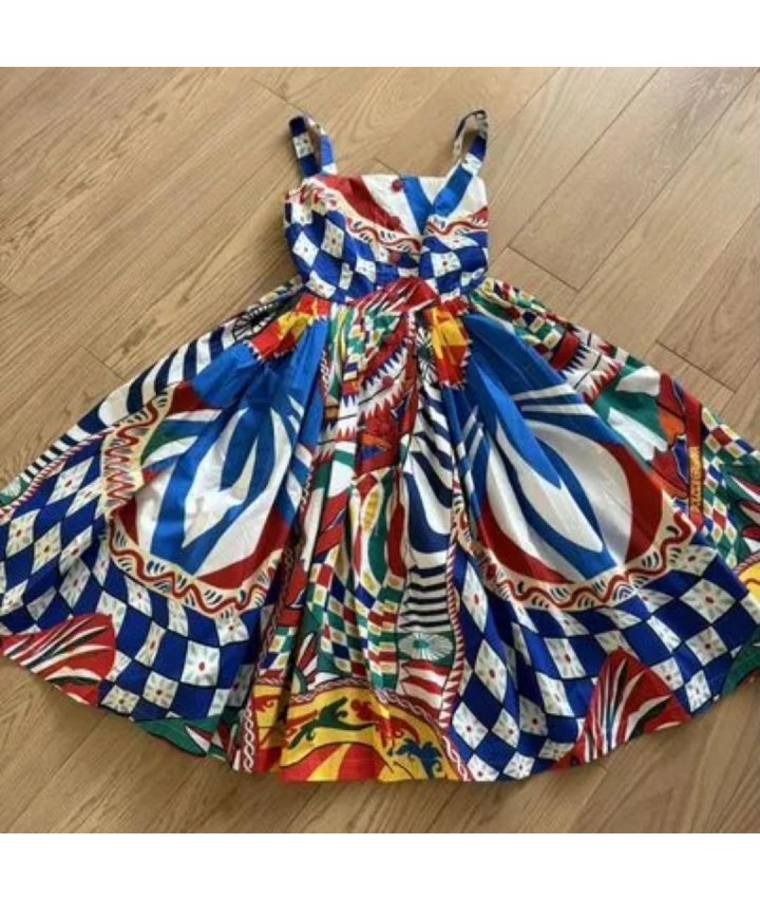 DOLCE&GABBANA Мульти сарафан, фото 4