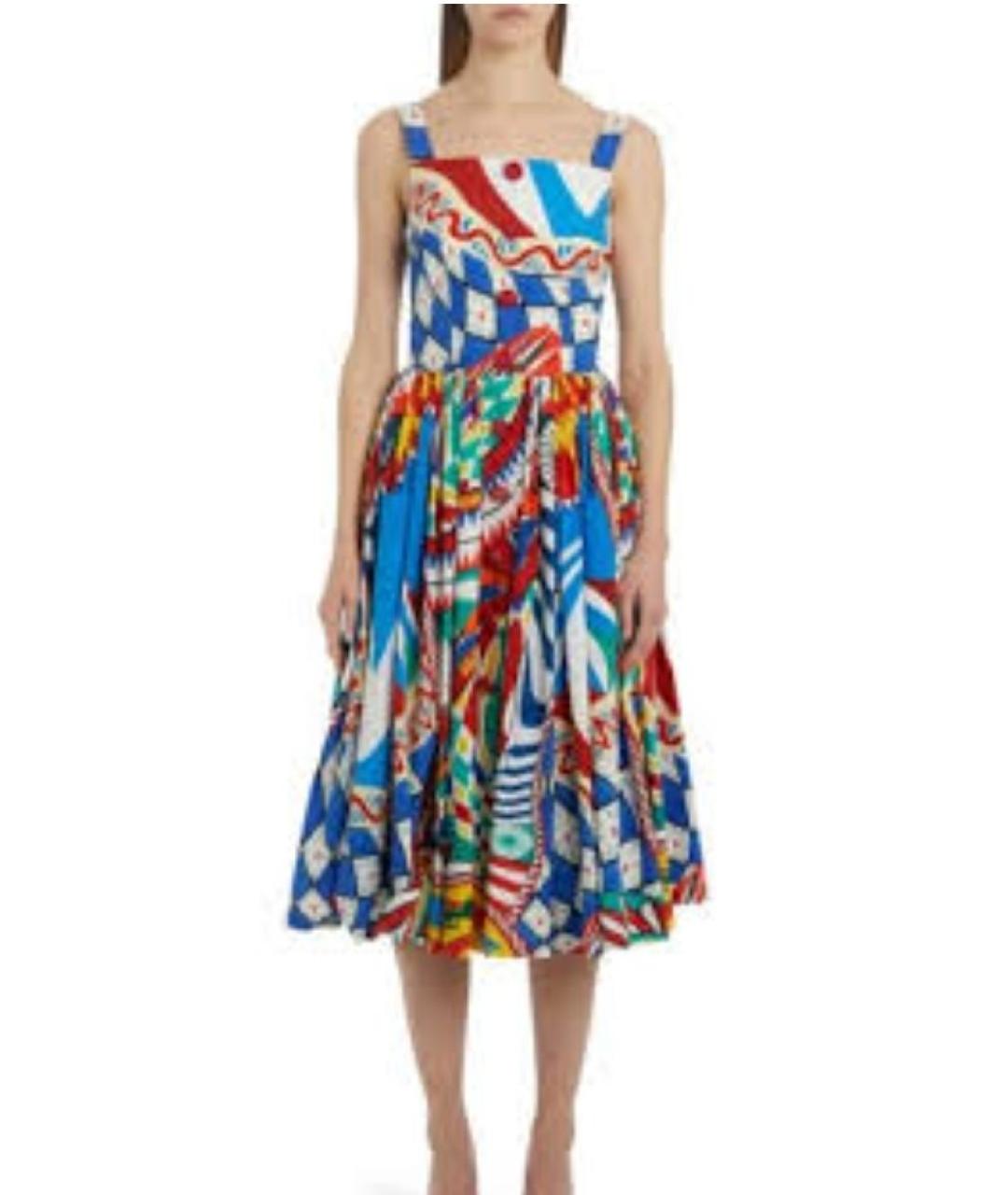 DOLCE&GABBANA Мульти сарафан, фото 2