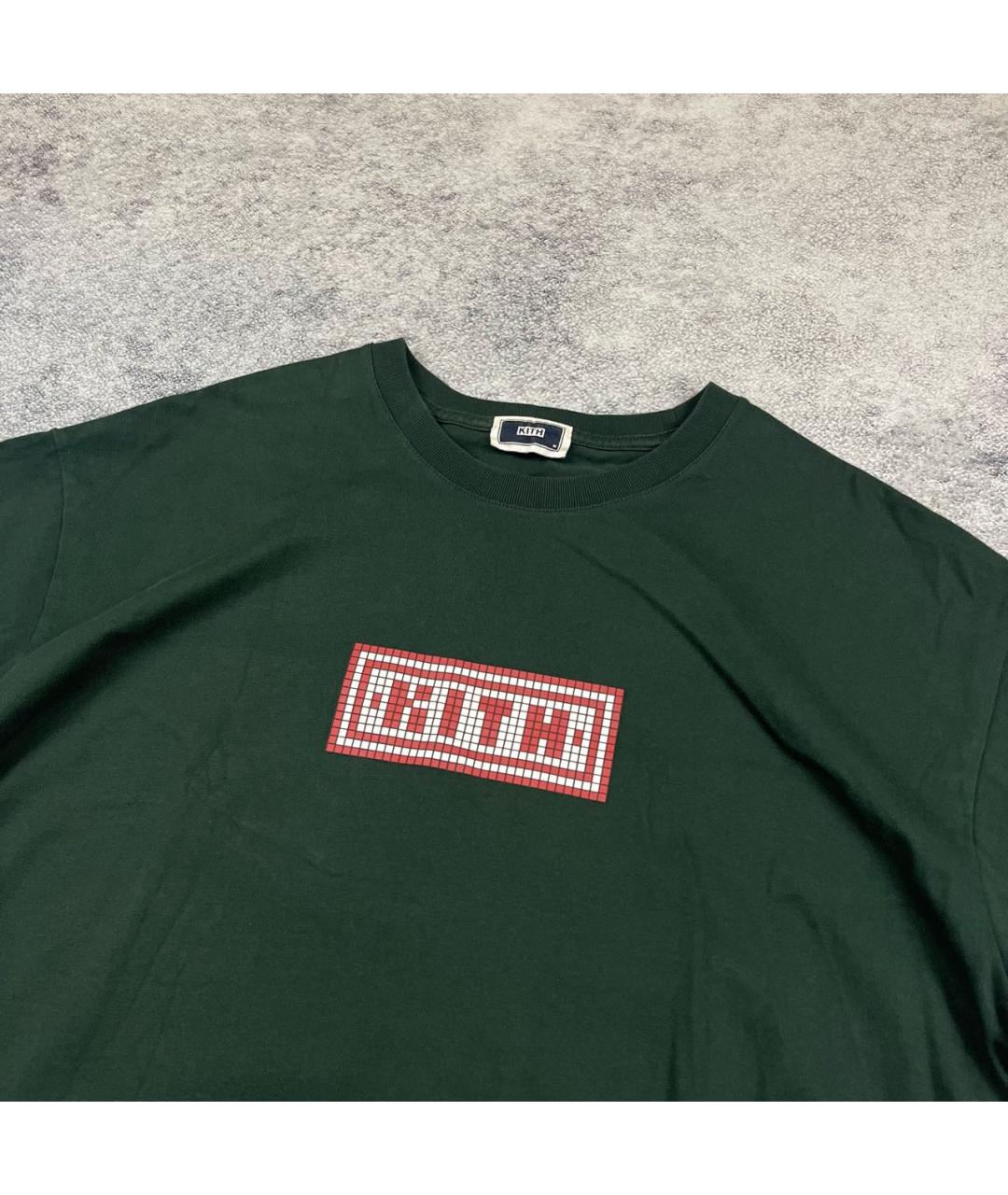 KITH Зеленая хлопковая футболка, фото 3
