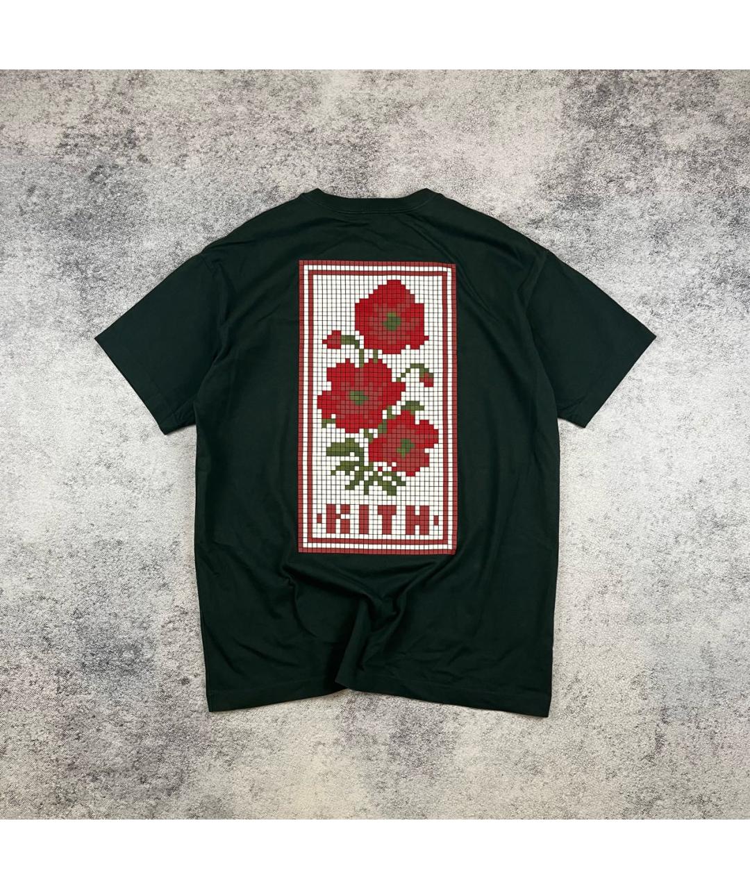 KITH Зеленая хлопковая футболка, фото 2