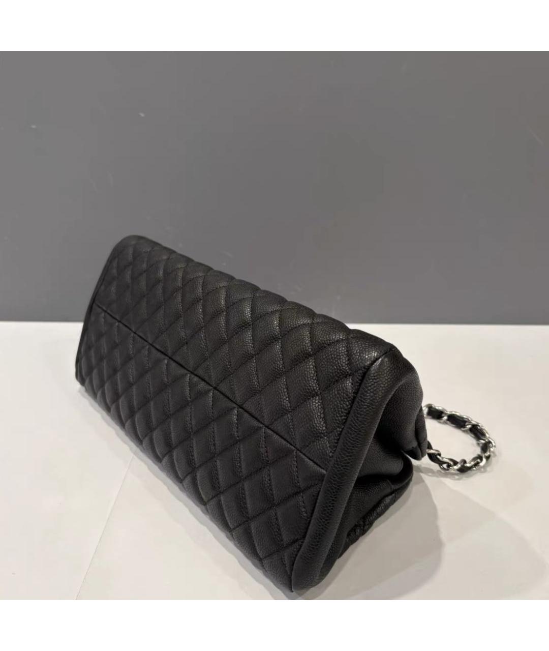 CHANEL Черная кожаная сумка через плечо, фото 4