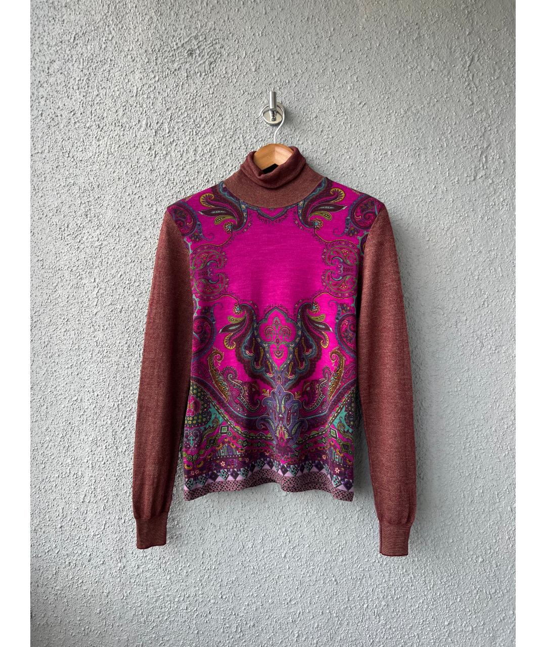 ETRO Мульти шерстяной джемпер / свитер, фото 5