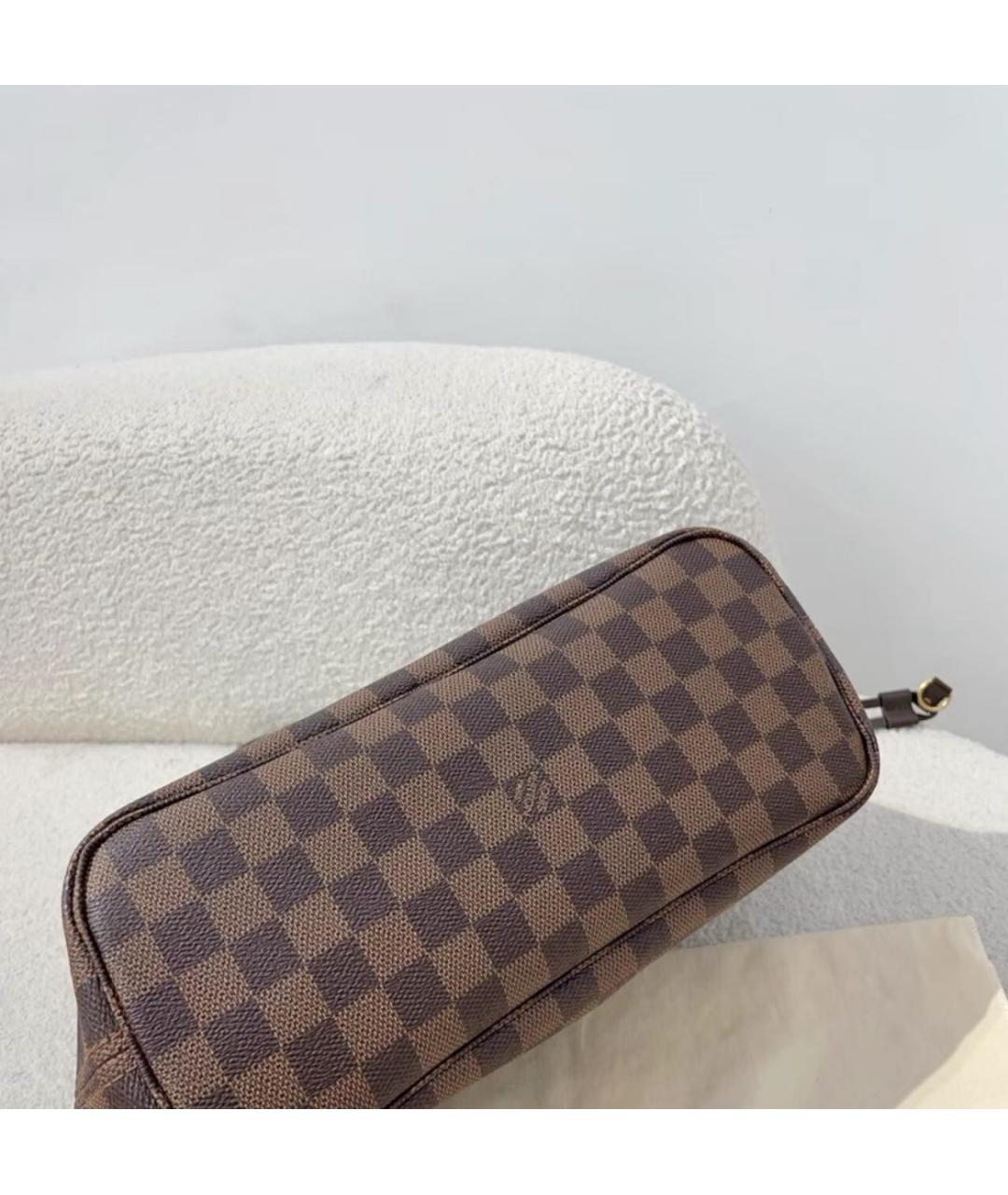LOUIS VUITTON Коричневая сумка тоут, фото 3