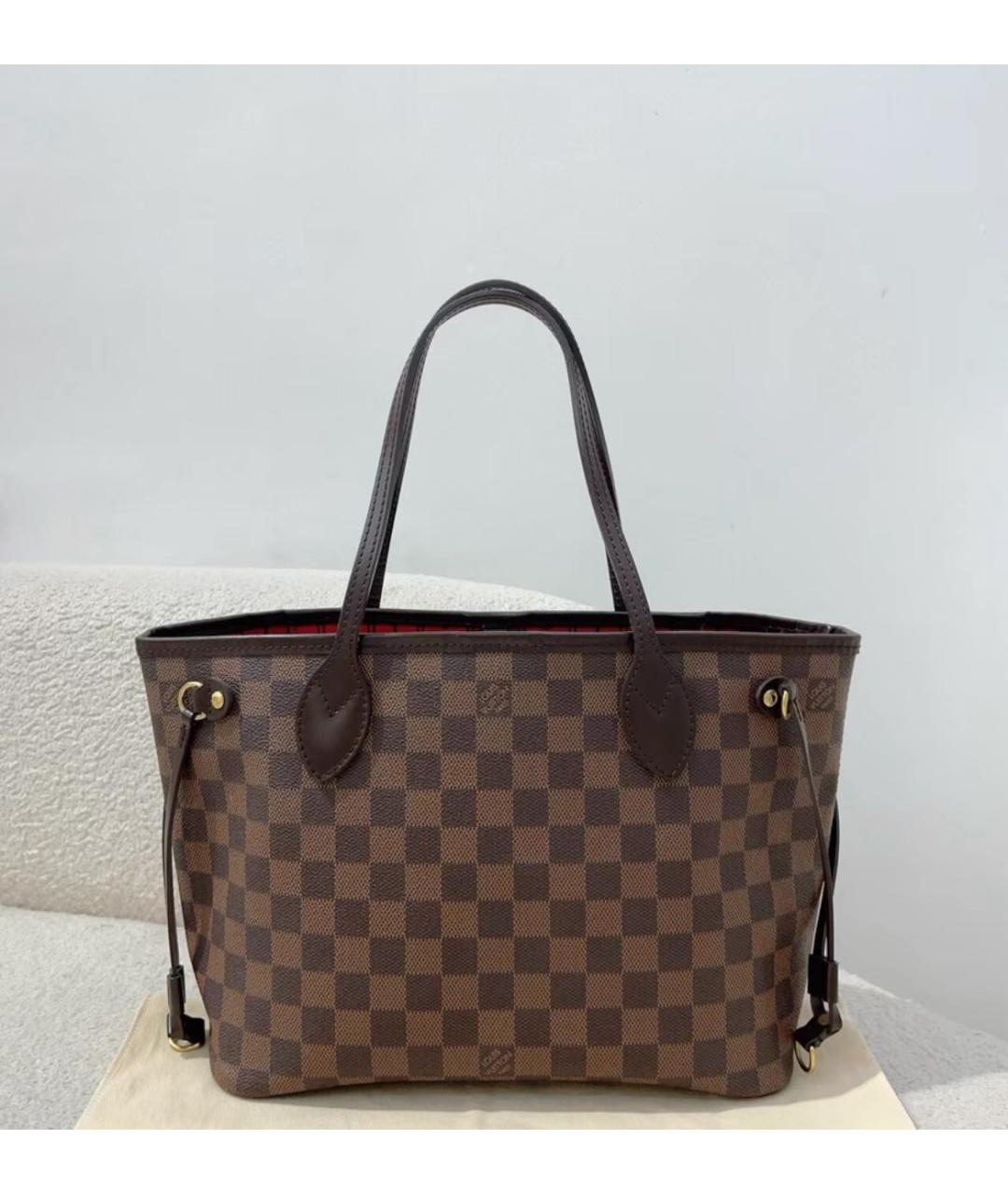 LOUIS VUITTON Коричневая сумка тоут, фото 5
