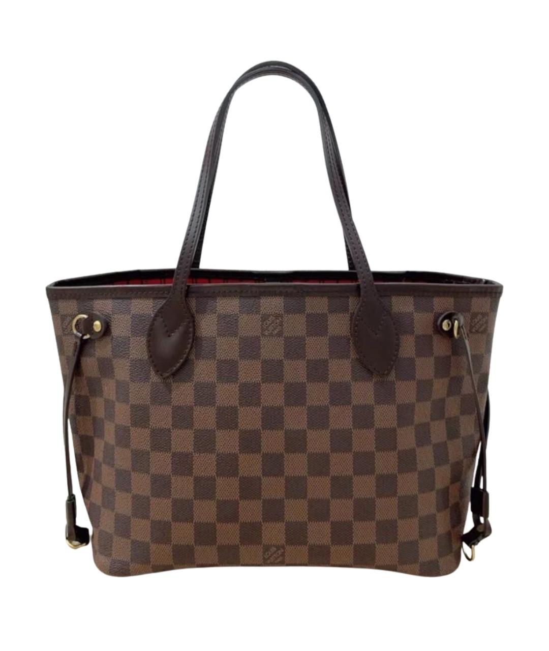 LOUIS VUITTON Коричневая сумка тоут, фото 1