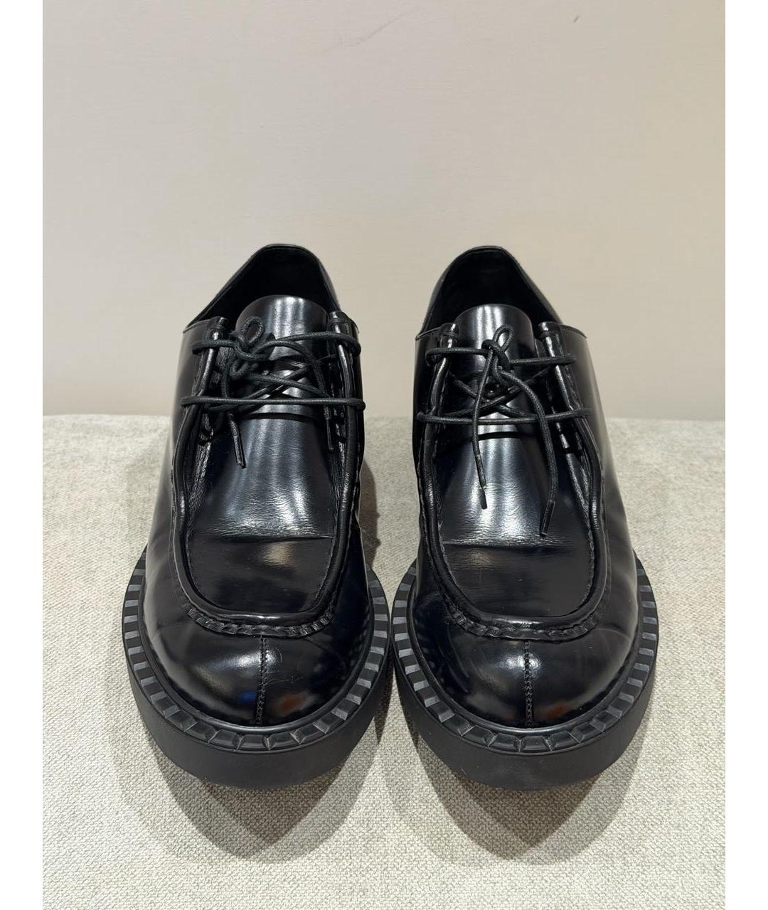 PRADA Черные кожаные лоферы, фото 2