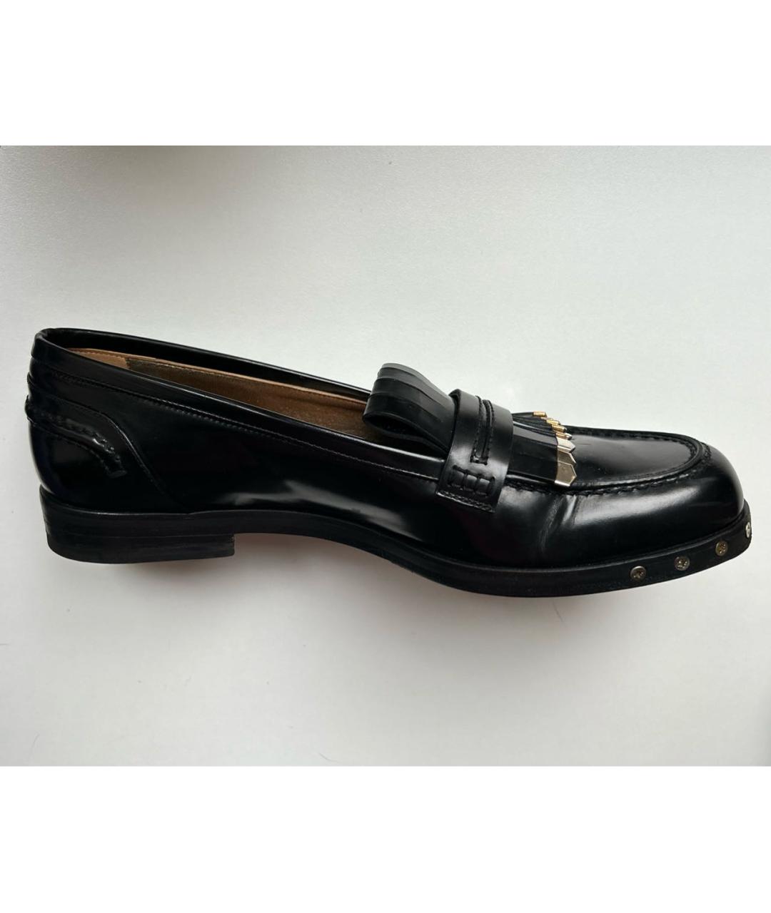 LANVIN Черные кожаные лоферы, фото 6