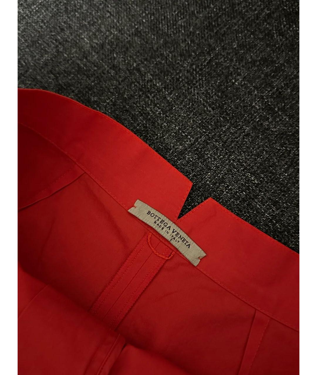 BOTTEGA VENETA Красные шорты, фото 3