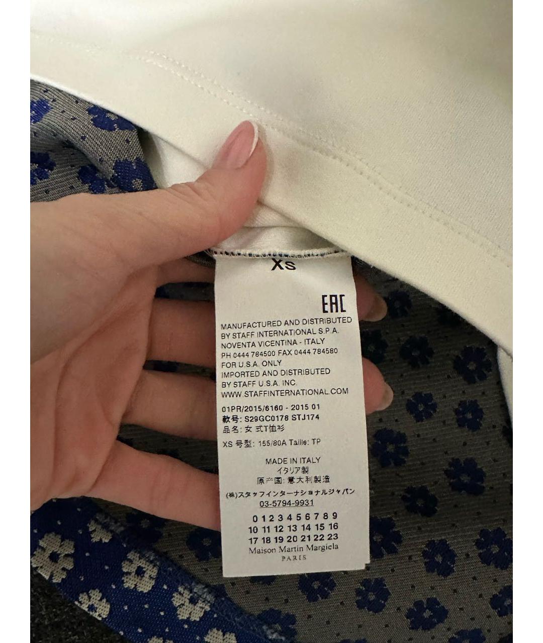 MAISON MARGIELA Мульти футболка, фото 5