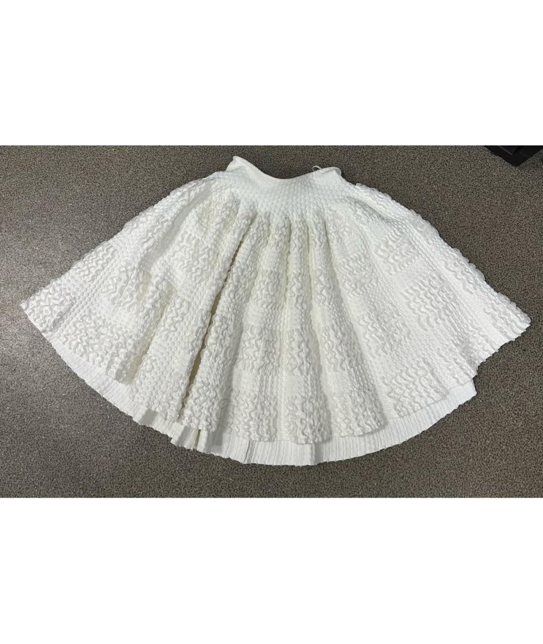 ALAIA Белая юбка мини, фото 5