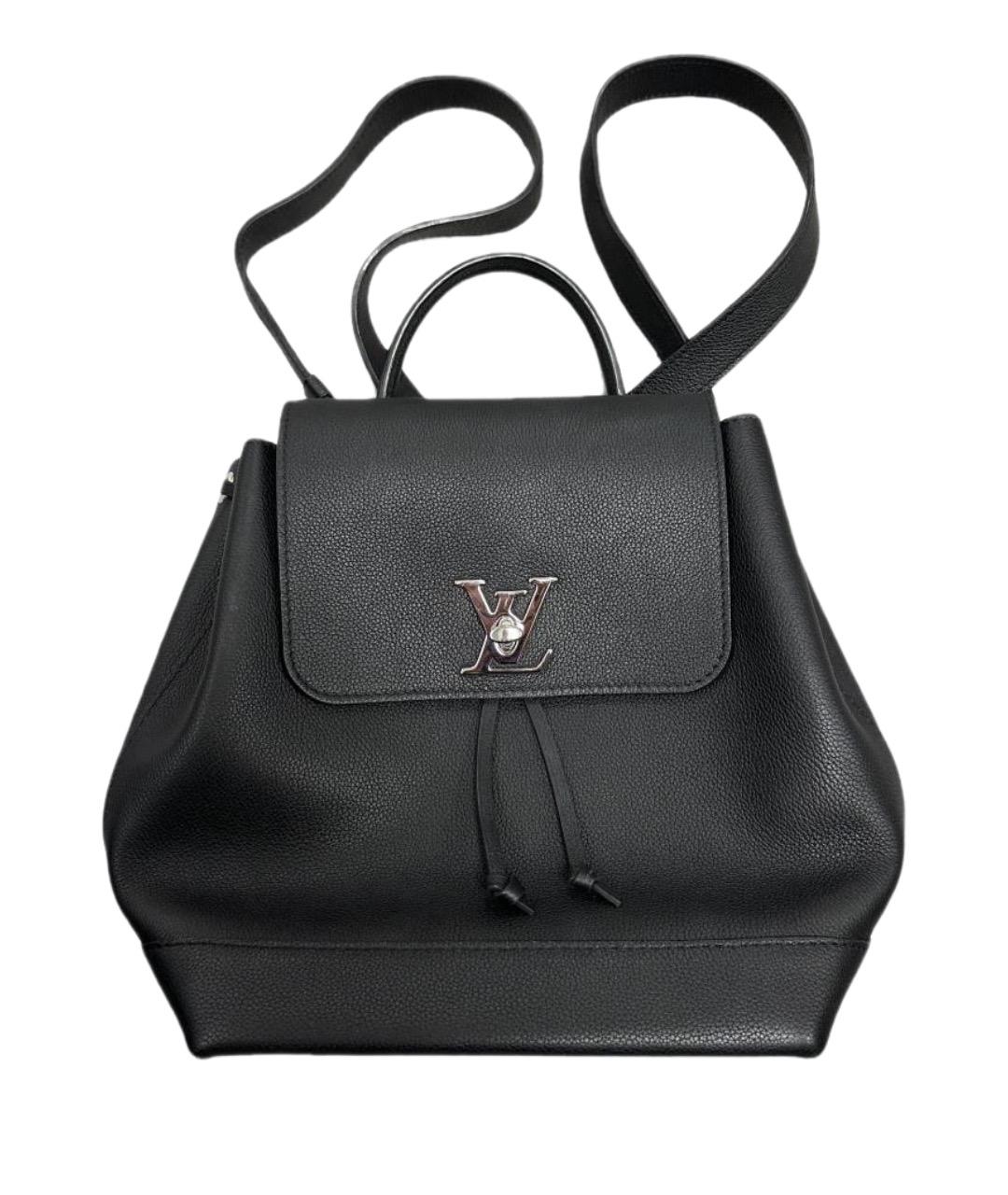LOUIS VUITTON Черный кожаный рюкзак, фото 1