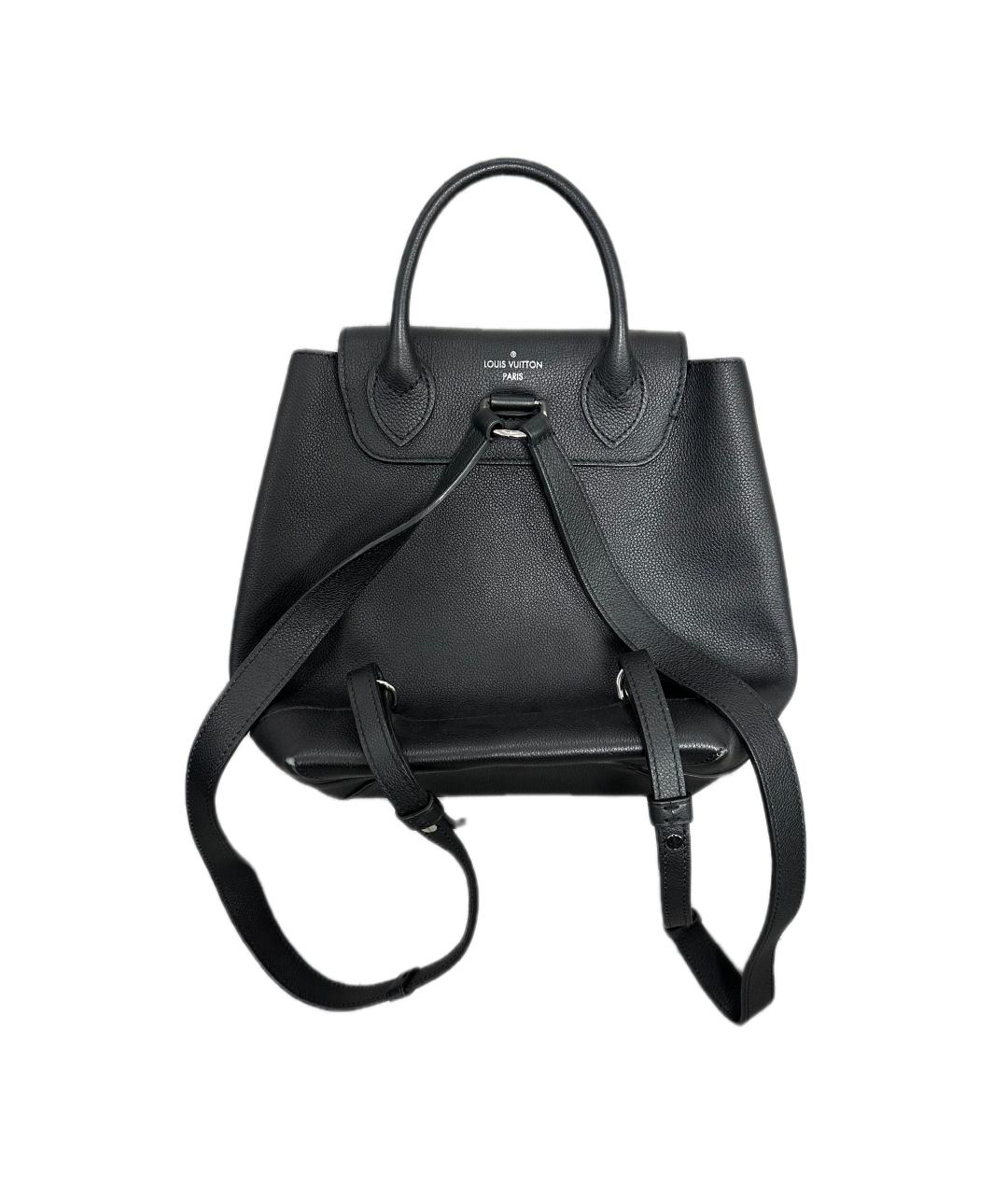LOUIS VUITTON Черный кожаный рюкзак, фото 2