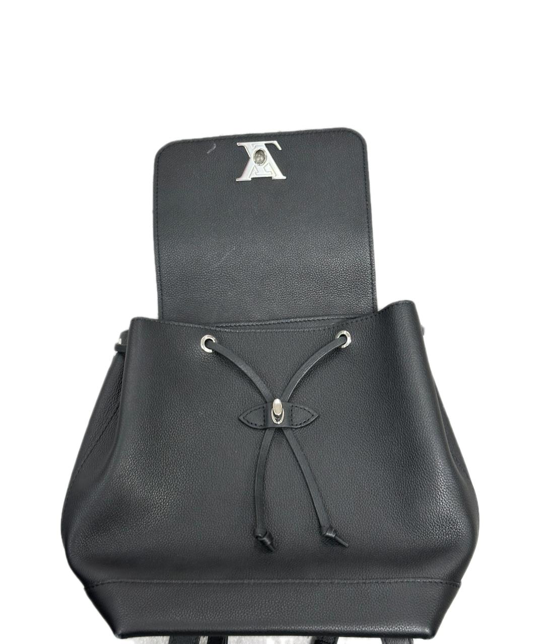 LOUIS VUITTON Черный кожаный рюкзак, фото 5