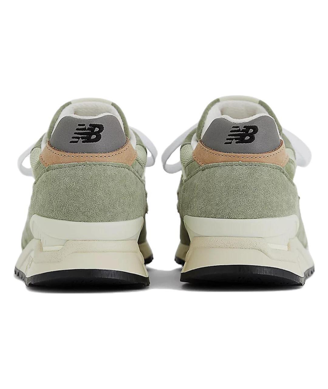 NEW BALANCE Хаки замшевые кроссовки, фото 5
