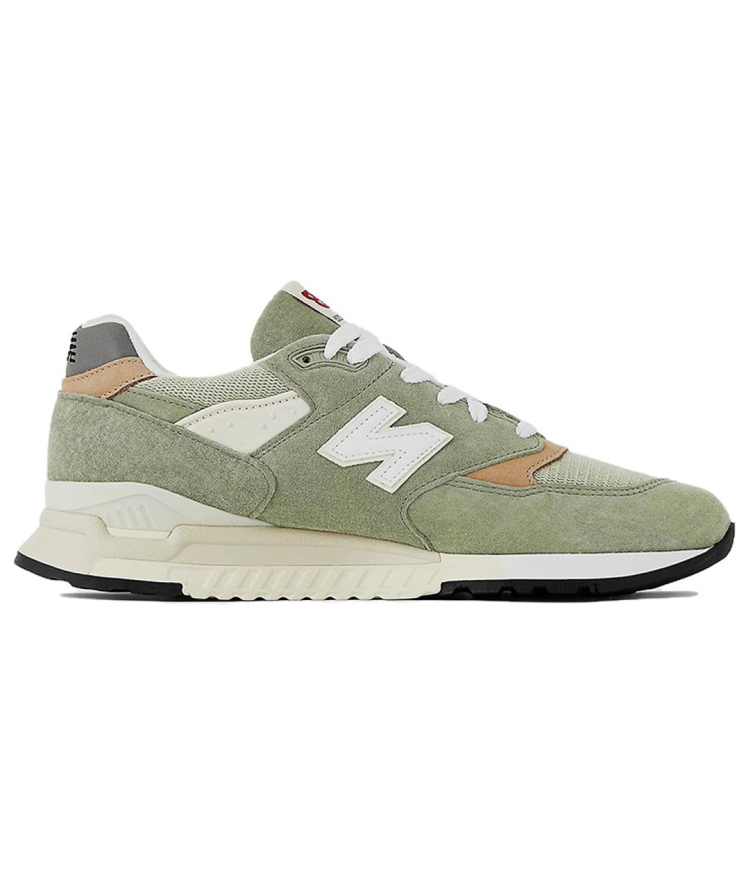 NEW BALANCE Хаки замшевые кроссовки, фото 8