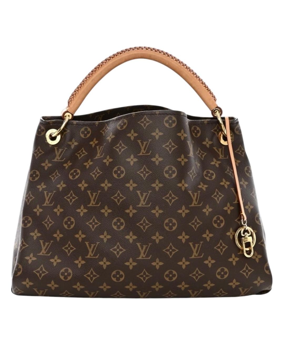LOUIS VUITTON Коричневая сумка тоут, фото 10
