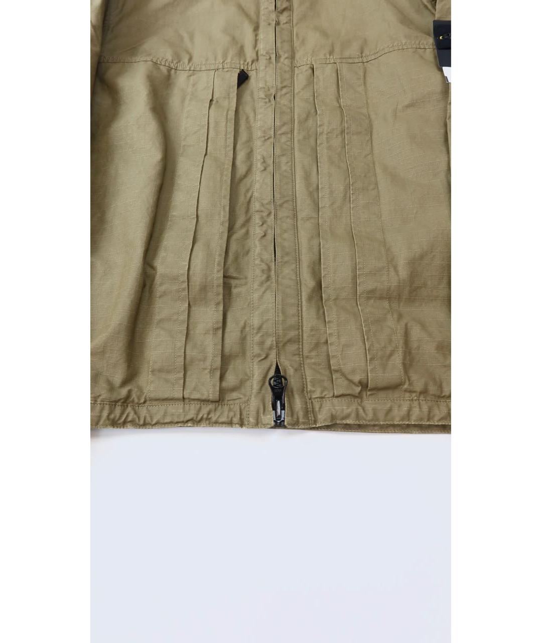 STONE ISLAND Хаки полиамидовая куртка, фото 3