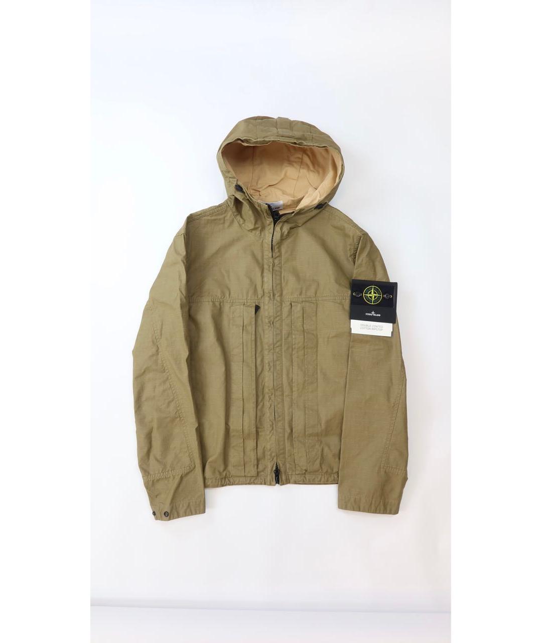 STONE ISLAND Хаки полиамидовая куртка, фото 9