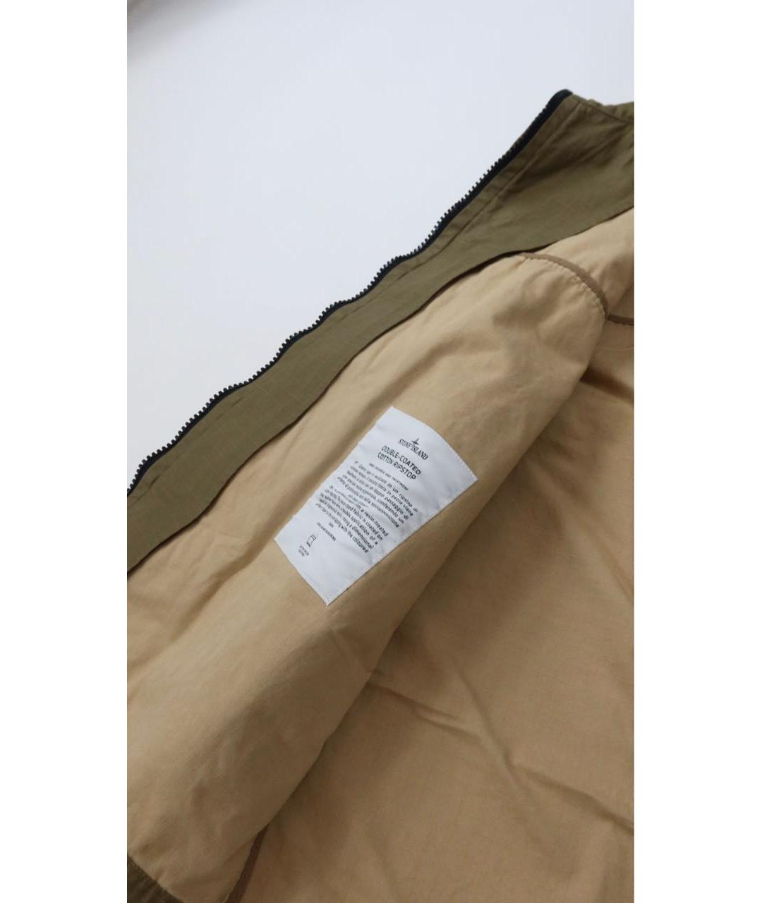 STONE ISLAND Хаки полиамидовая куртка, фото 7