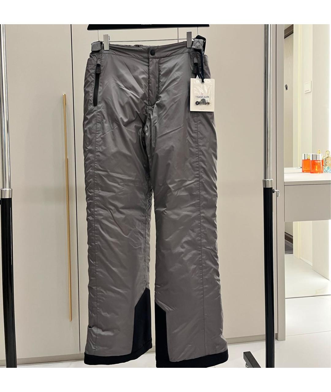 MONCLER Антрацитовые брюки и шорты, фото 9