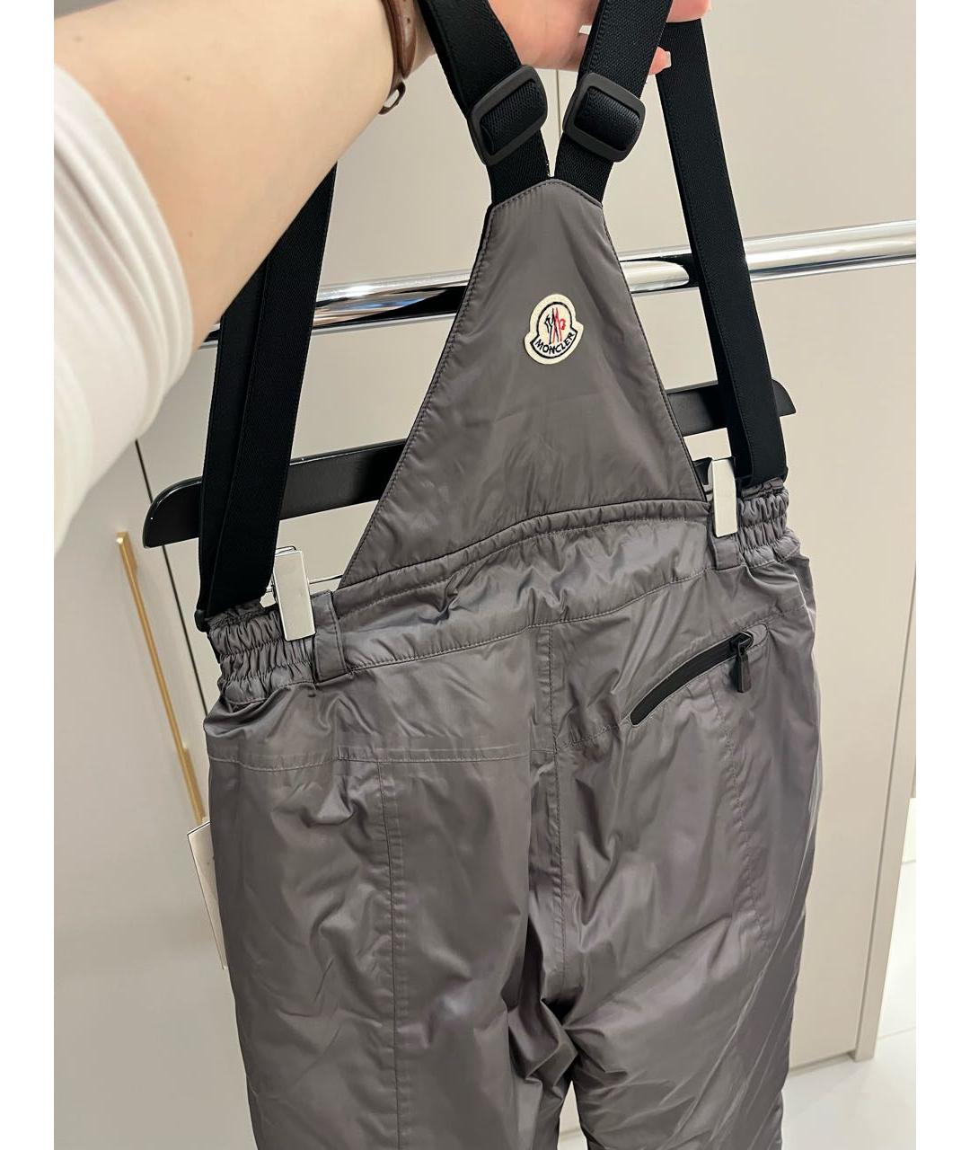 MONCLER Антрацитовые брюки и шорты, фото 3