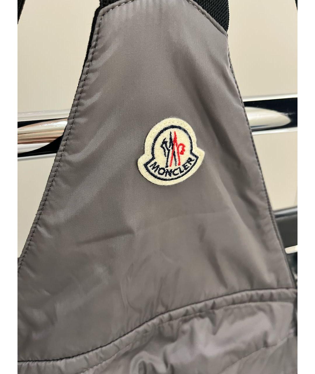 MONCLER Антрацитовые брюки и шорты, фото 4