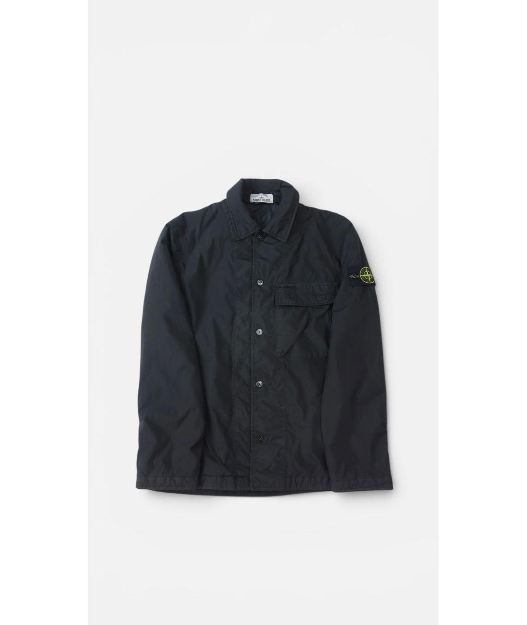 STONE ISLAND Черная полиамидовая куртка, фото 7
