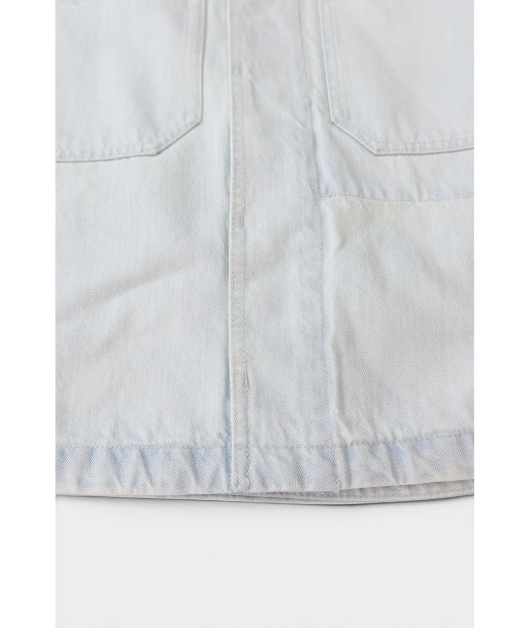 STONE ISLAND Бирюзовая хлопковая куртка, фото 4