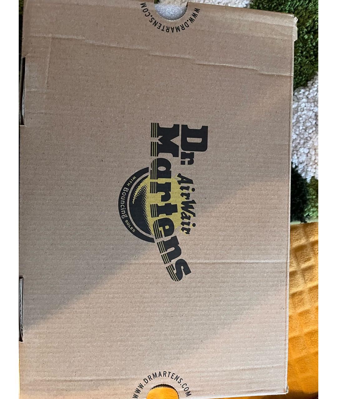 DR. MARTENS Синие кожаные ботинки, фото 8