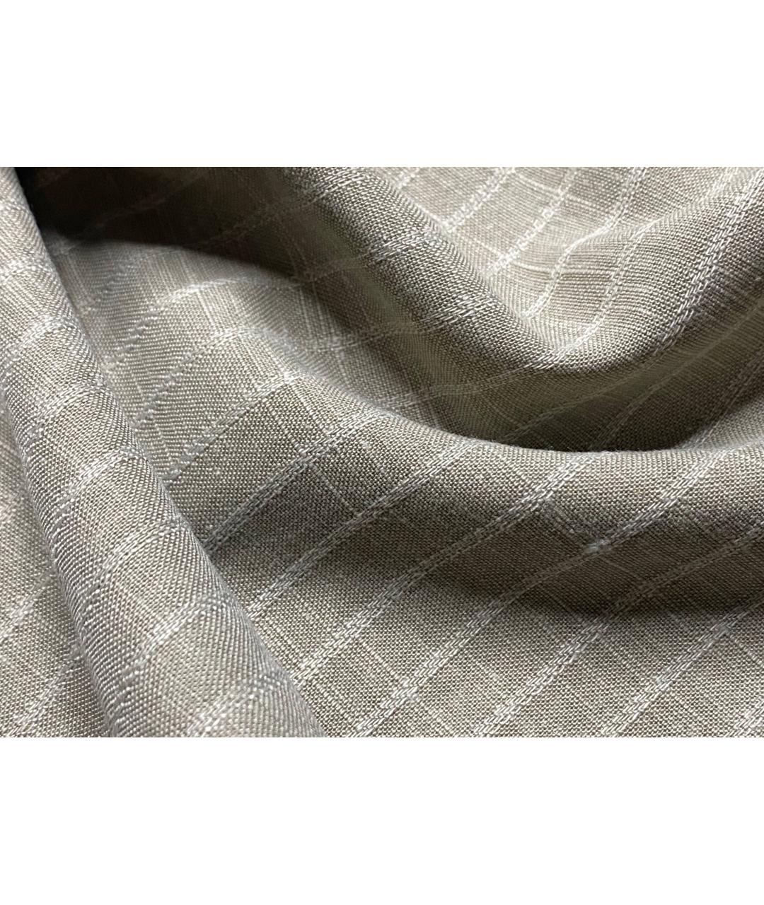 ARMANI JEANS Бежевые льняные брюки чинос, фото 8