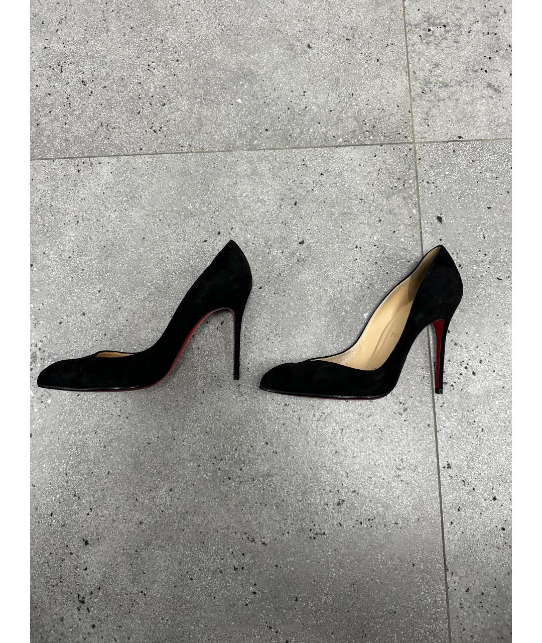 CHRISTIAN LOUBOUTIN Черные туфли, фото 4
