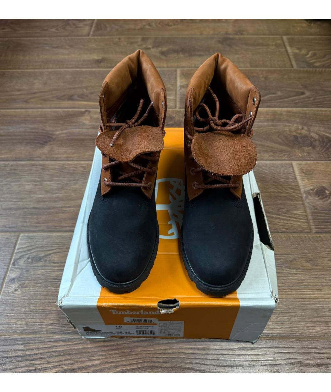 TIMBERLAND Коричневые нубуковые высокие ботинки, фото 2