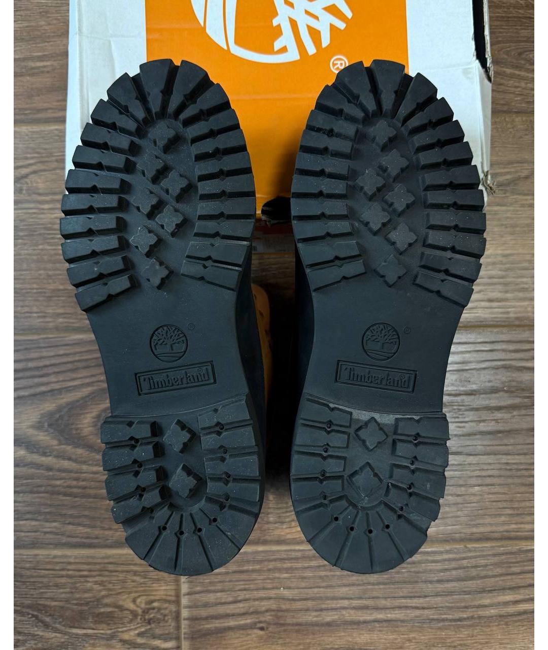 TIMBERLAND Коричневые нубуковые высокие ботинки, фото 5